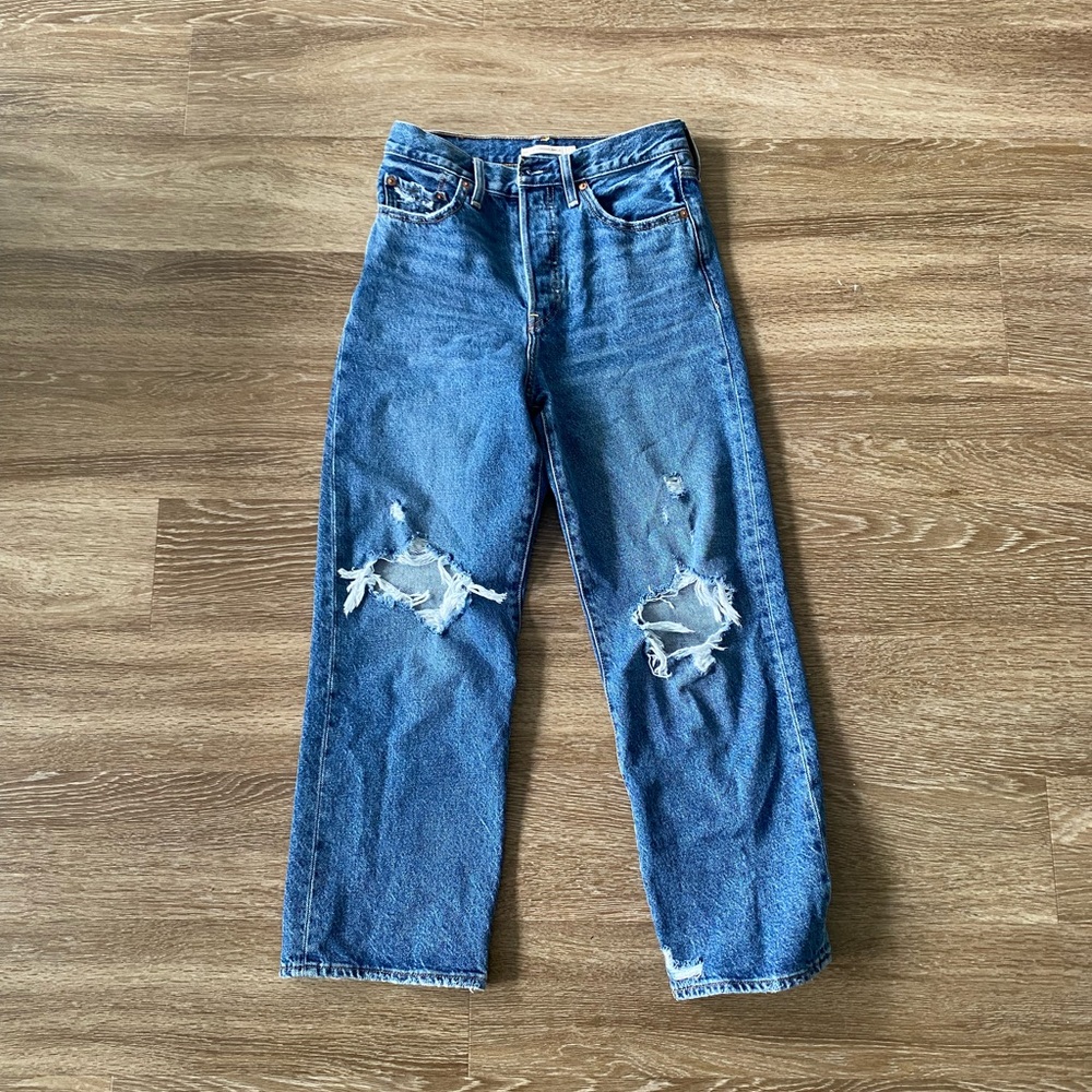 Levi’s Blue Jeans Ribcage Straight